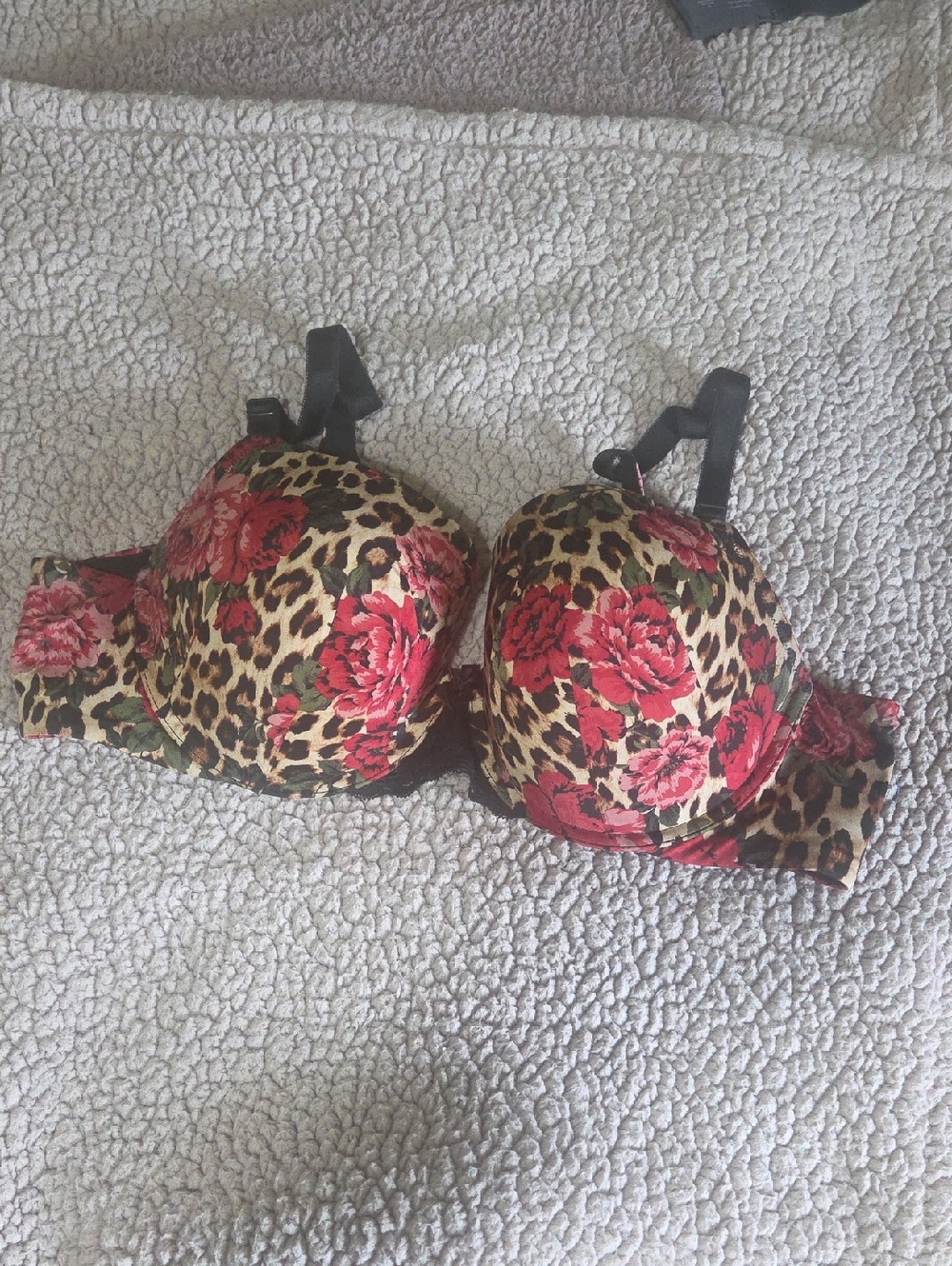 Floral On Leopard Torrid Bra